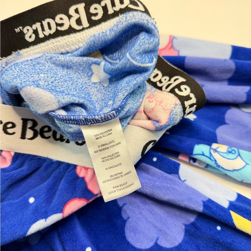 Care Bears Pajama Bottoms - Blue with Colorful Characters - Picture 4 of 8